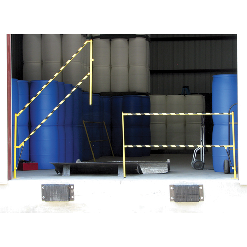 Barri&egrave;re &agrave; bascule de s&eacute;curit&eacute;, 10' lo x 42-5/8" ha, 159" &eacute;lev&eacute;e, Jaune Helyx Safety & Industrial Supplies