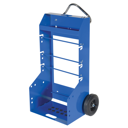 Portable Wire Reel Caddy, Steel, 4 Rod, 29" W x 47-5/16" H x 21-7/8" D, 300 lbs. Capacity Helyx Safety & Industrial Supplies