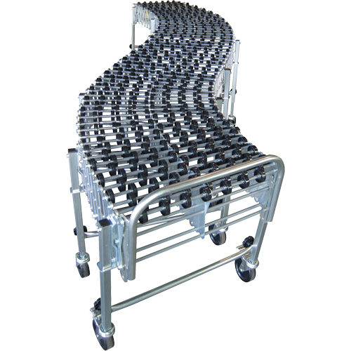 Convoyeurs extensibles/flexibles, 18" la x 24' 8" lo, Capacit&eacute; de 226 lb par pi lin. Helyx Safety & Industrial Supplies