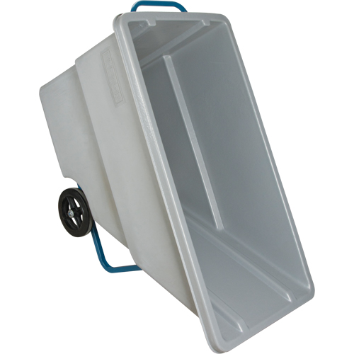 Chariot basculeur en acier, Poly&eacute;thyl&egrave;ne, 0,625 vg³, Capacit&eacute; de charge de 850 lb Helyx Safety & Industrial Supplies