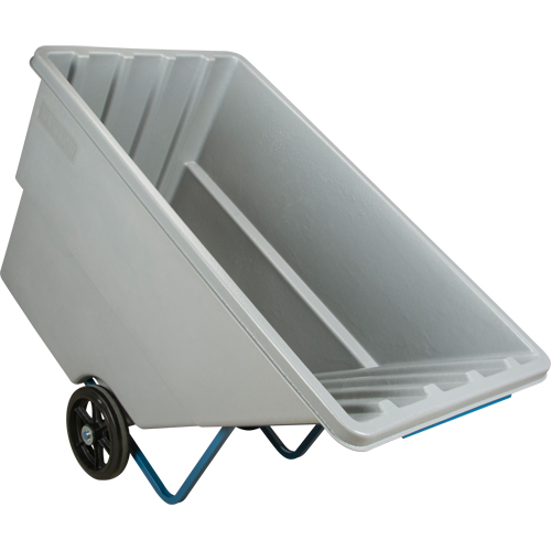 Chariot basculeur en acier, Poly&eacute;thyl&egrave;ne, 1,1 vg³, Capacit&eacute; de charge de 1250 lb Helyx Safety & Industrial Supplies