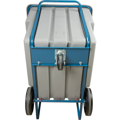 Chariot basculeur en acier, Poly&eacute;thyl&egrave;ne, 1,1 vg³, Capacit&eacute; de charge de 1250 lb Helyx Safety & Industrial Supplies