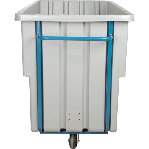 Chariot basculeur en acier, Poly&eacute;thyl&egrave;ne, 1,1 vg³, Capacit&eacute; de charge de 1250 lb Helyx Safety & Industrial Supplies