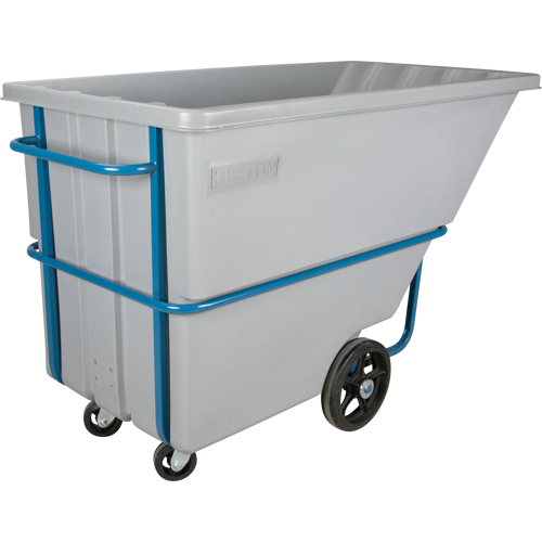 Tilt Truck, Polyethylene, 1.1 cu. yd., 2000 lbs. Load Capacity Helyx Safety & Industrial Supplies