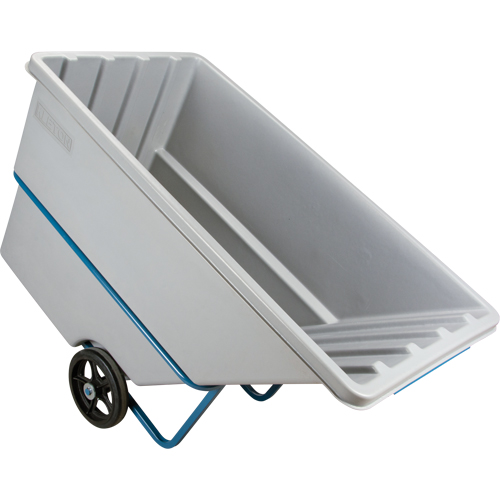 Tilt Truck, Polyethylene, 1.1 cu. yd., 2000 lbs. Load Capacity Helyx Safety & Industrial Supplies