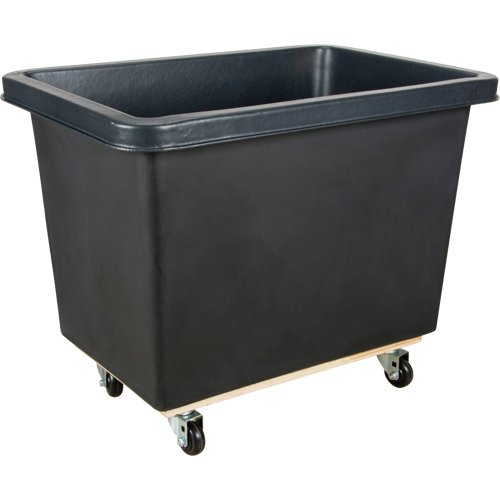 Tapered Wall Box Truck, Polyethylene, 37" L x 26" W x 30" H, 9 cu. ft. Volume, 500 lbs. Capacity Helyx Safety & Industrial Supplies