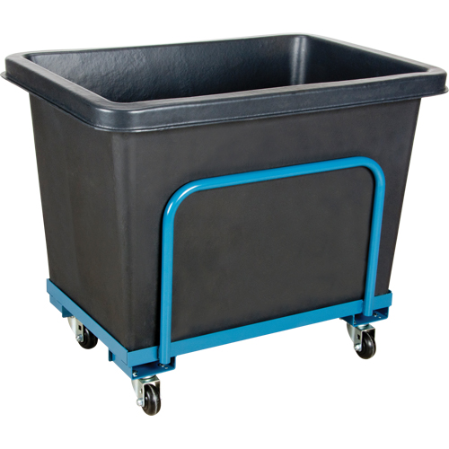 Tapered Wall Box Truck, Polyethylene, 39" L x 27" W x 30" H, 12 cu. ft. Volume, 800 lbs. Capacity Helyx Safety & Industrial Supplies