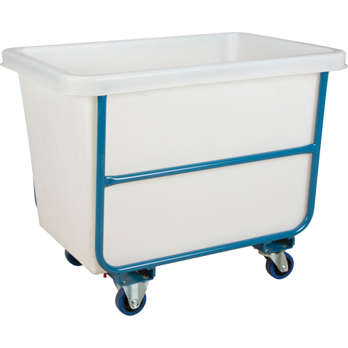Tapered Wall Box Truck, White Polyethylene, 37" L x 26" W x 31" H, 9 cu. ft. Volume, 1000 lbs. Capacity Helyx Safety & Industrial Supplies