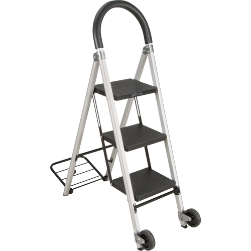 &eacute;chelle-escabeau, 3 marches, 20" x 18" x Hauteur 38-1/2" Helyx Safety & Industrial Supplies