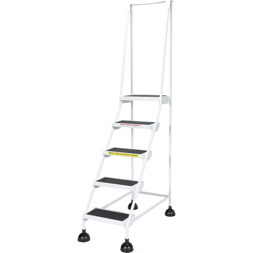 &eacute;chelles Stop-Step pour travaux l&eacute;gers, 5 marches, Largeur de la marche 16", Hauteur de la plateforme 47-11/16", Acier Helyx Safety & Industrial Supplies