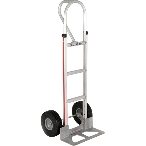 Straight Back Hand Truck, P-Handle Handle, Aluminum, 52" Height, 500 lbs. Capacity Helyx Safety & Industrial Supplies