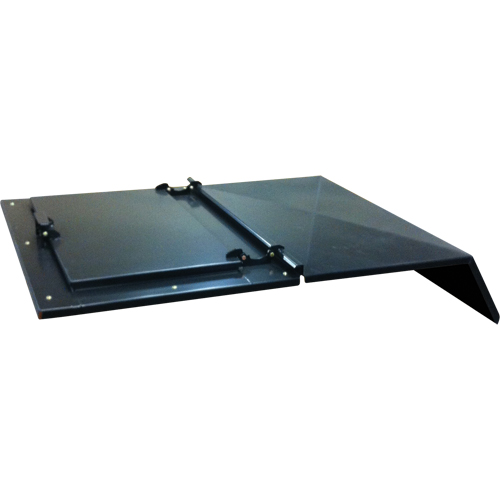 Couvercle en acier pour conteneur autobasculeur Helyx Safety & Industrial Supplies