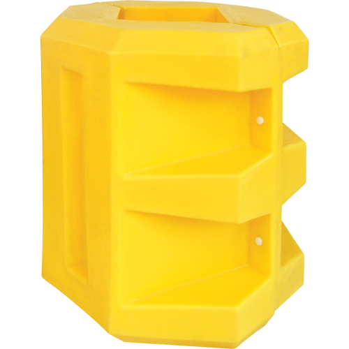 Short Column Protector, 6" x 6" Inside Opening, 24" L x 24" W x 24" H, Yellow Helyx Safety & Industrial Supplies