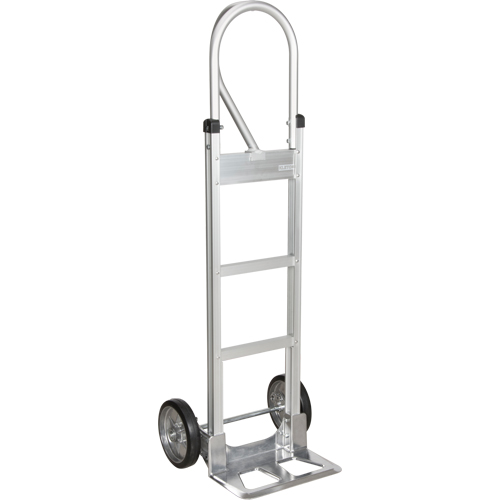 Knocked Down Hand Truck, P-Handle Handle, Aluminum, 52-1/8" Height, 500 lbs. Capacity Helyx Safety & Industrial Supplies