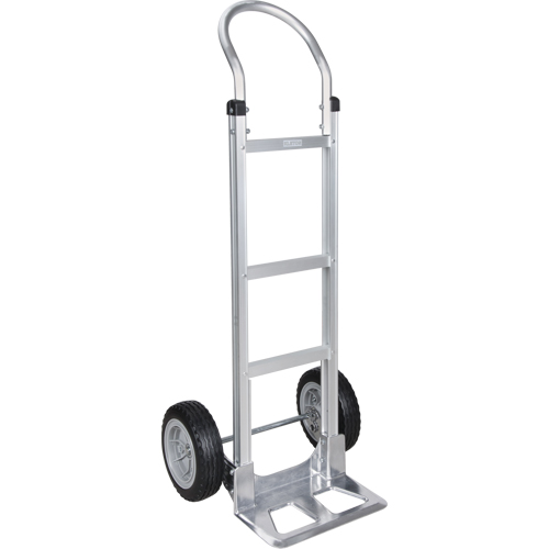 Knocked Down Hand Truck, Continuous Handle, Aluminum, 49-5/8" Height, 500 lbs. Capacity Helyx Safety & Industrial Supplies