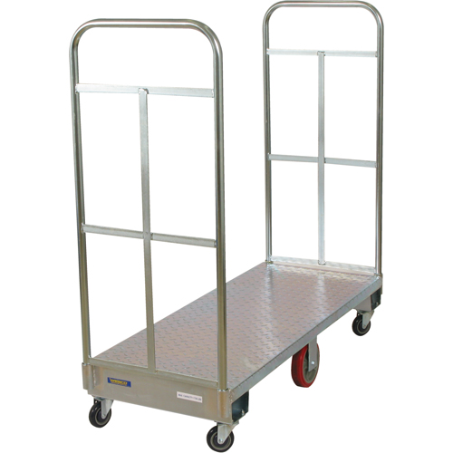 Chariot &agrave; plateforme U-Boat, 60" lo x 24" la x Capacit&eacute; 1750 lb, Roues en Polyur&eacute;thane Helyx Safety & Industrial Supplies