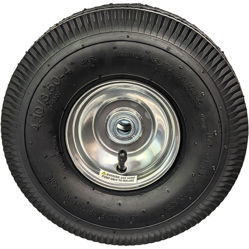 Roue pneumatique de rechange pour diable, 10" (254 mm), Capacit&eacute; de 350 lb Helyx Safety & Industrial Supplies