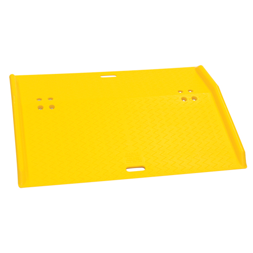 Portable Poly Hand Truck Dock Plate, 750 lbs. Load Capacity, 36" L x 48" W x 5" H Helyx Safety & Industrial Supplies