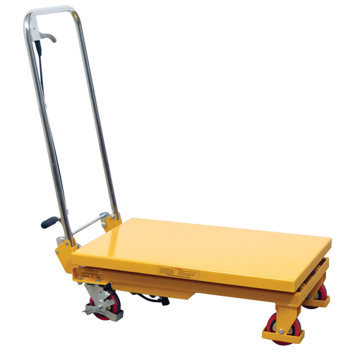Table &eacute;l&eacute;vatrice &agrave; ciseaux hydraulique, 17,75" lo x 27,5" la/27-1/2" lo x 17-3/4" la, Acier, Capacit&eacute; 330 lb Helyx Safety & Industrial Supplies