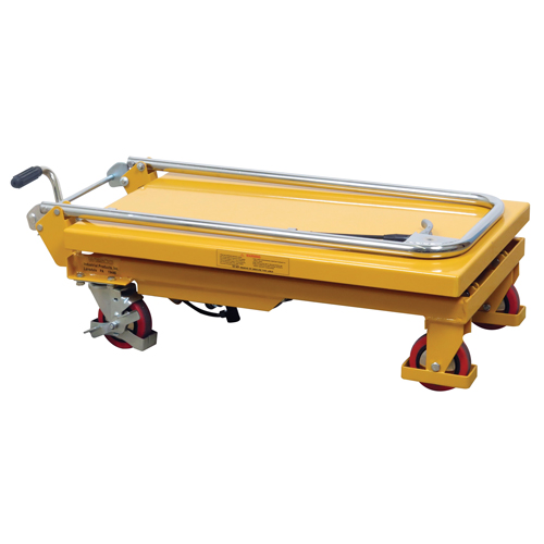 Table &eacute;l&eacute;vatrice &agrave; ciseaux hydraulique, 17,75" lo x 27,5" la/27-1/2" lo x 17-3/4" la, Acier, Capacit&eacute; 330 lb Helyx Safety & Industrial Supplies