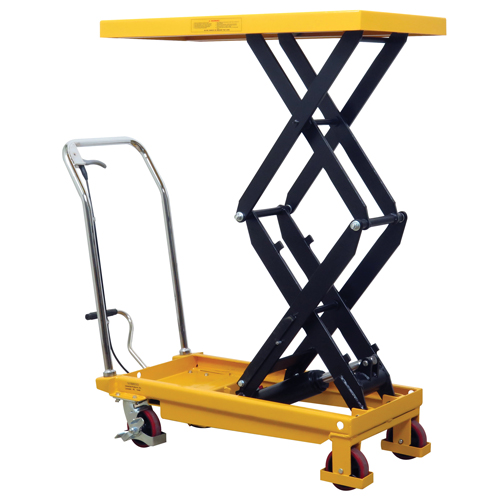 Table &eacute;l&eacute;vatrice &agrave; ciseaux hydraulique, 19,5" lo x 35,5" la/35-1/2" lo x 19-1/2" la, Acier, Capacit&eacute; 770 lb Helyx Safety & Industrial Supplies