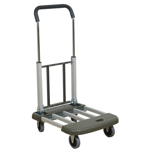 Telefolding Platform Truck, Aluminum, 330 lbs., 29-1/2" L x 17-1/2" W, 36-1/2" High Helyx Safety & Industrial Supplies