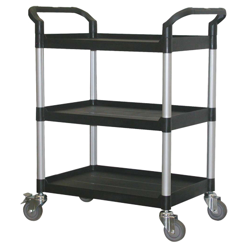 Chariot utilitaire, 3 tiers, 33-1/2" x 39-3/8" x 19", Capacit&eacute; 300 lb Helyx Safety & Industrial Supplies