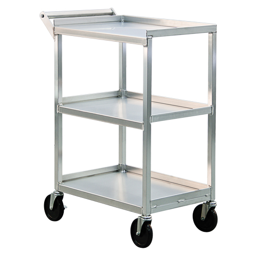 Chariot utilitaire, 3 Tiers, 16-1/2" la x 39" h x 27-3/4" p, Capacit&eacute; 350 lb Helyx Safety & Industrial Supplies