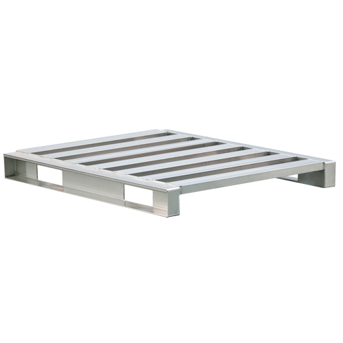 Palette &agrave; canaux en aluminium 4 c&ocirc;t&eacute;s Helyx Safety & Industrial Supplies