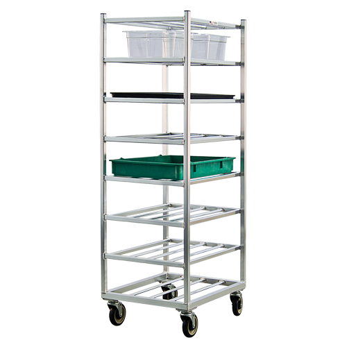 Shelf Cart, 8 Tiers, 20-7/8" W x 67" H x 27" D, 600 lbs. Capacity Helyx Safety & Industrial Supplies