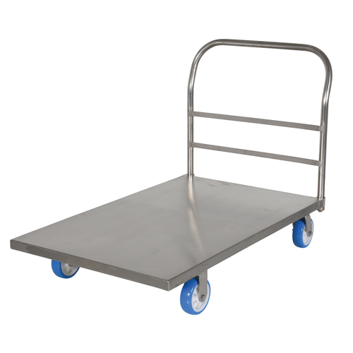 Platform Truck, 48" L x 30" W, 2000 lbs. Capacity, Polyurethane Casters Helyx Safety & Industrial Supplies
