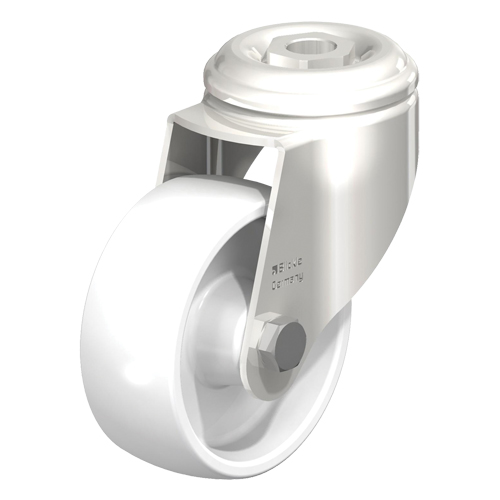 Stainless Steel Nylon Caster, Swivel, 3-1/8" (79.5 mm) Dia., 265 lbs. (120 kg.) Capacity Helyx Safety & Industrial Supplies