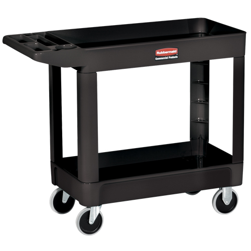 Chariot utilitaire robuste - 4500-89, 2 tiers, 18" x 33-1/4" x 39", Capacit&eacute; 500 lb Helyx Safety & Industrial Supplies
