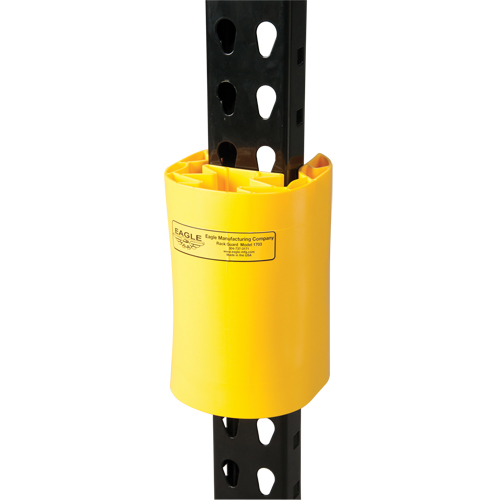 Polyethylene Rack Guard, 5" W x 6" L x 8" H, Yellow Helyx Safety & Industrial Supplies