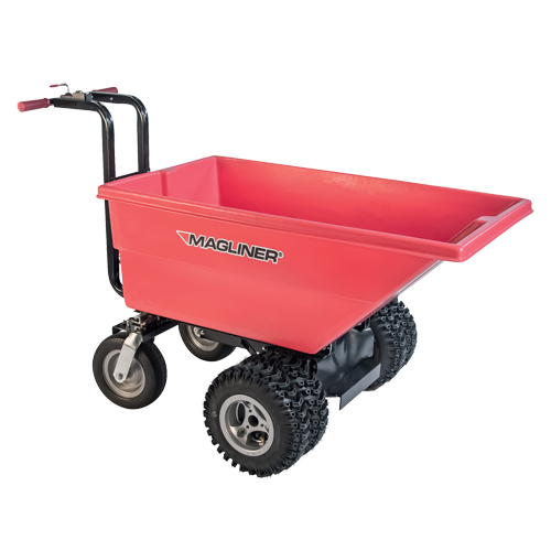 Chariot &agrave; bascule motoris&eacute;, Capacit&eacute; 6 cu.ft., 40" h x 33-1/2" la x 56" p Helyx Safety & Industrial Supplies
