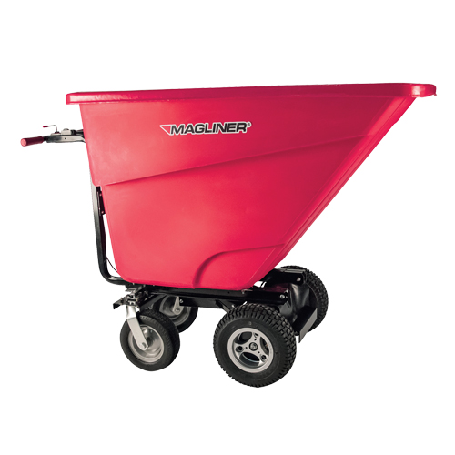 Motorized Tilt Truck, 13,5 pi³ Capacity, 45" H x 27" W x 68" D Helyx Safety & Industrial Supplies