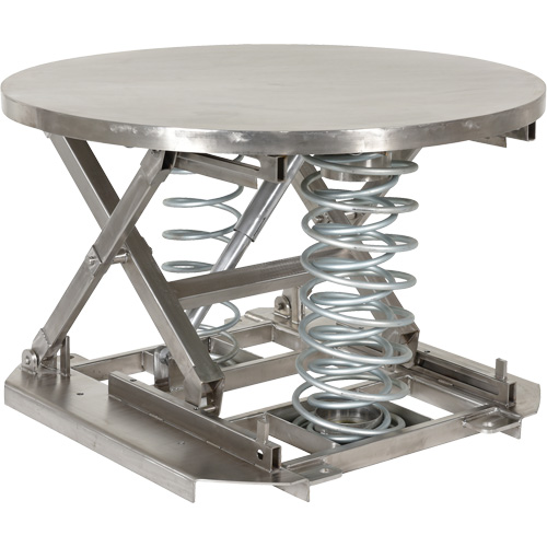 Pallet Lift Table, 43 5/8" L x 43 5/8"W, 4500 lbs. Cap. Helyx Safety & Industrial Supplies