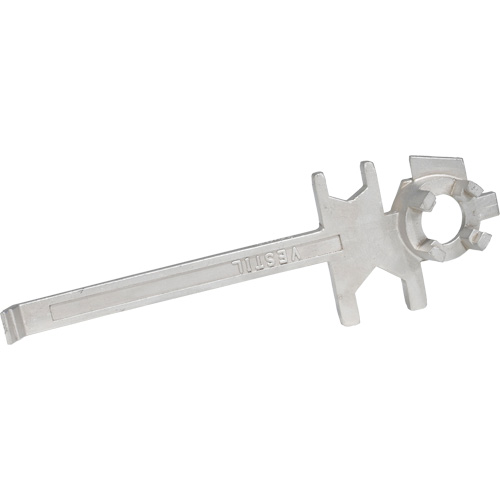 Drum Wrench, 3/4"/2" Opening, 9-1/2" Handle, Stainless Steel Helyx Safety & Industrial Supplies
