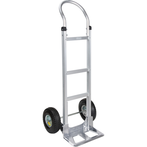 Knocked Down Hand Truck, Continuous Handle, Aluminum, 49-5/8" Height, 500 lbs. Capacity Helyx Safety & Industrial Supplies