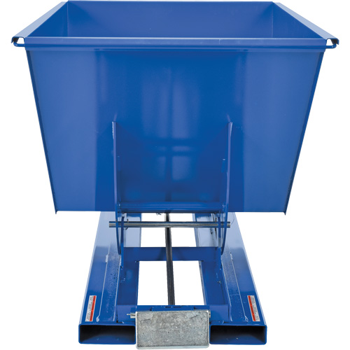 Conteneur autobasculeur, Acier, 1 vg³, Bleu Helyx Safety & Industrial Supplies