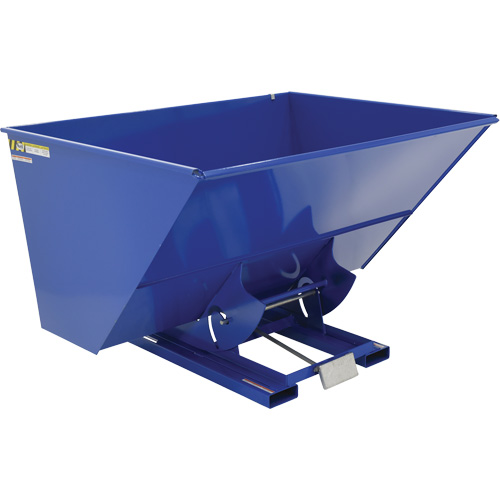 Conteneur autobasculeur, Acier, 3 vg³, Bleu Helyx Safety & Industrial Supplies