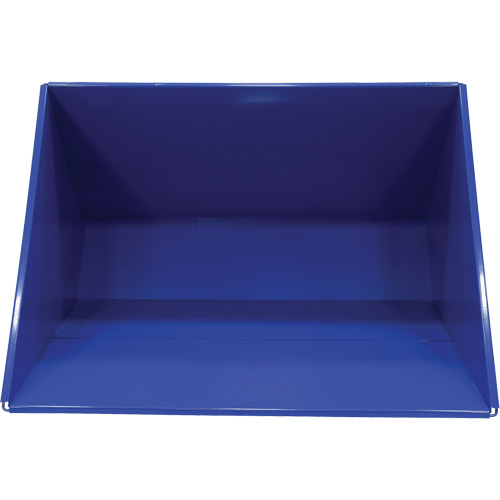 Conteneur autobasculeur, Acier, 3 vg³, Bleu Helyx Safety & Industrial Supplies