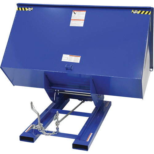 Conteneur autobasculeur, Acier, 3 vg³, Bleu Helyx Safety & Industrial Supplies