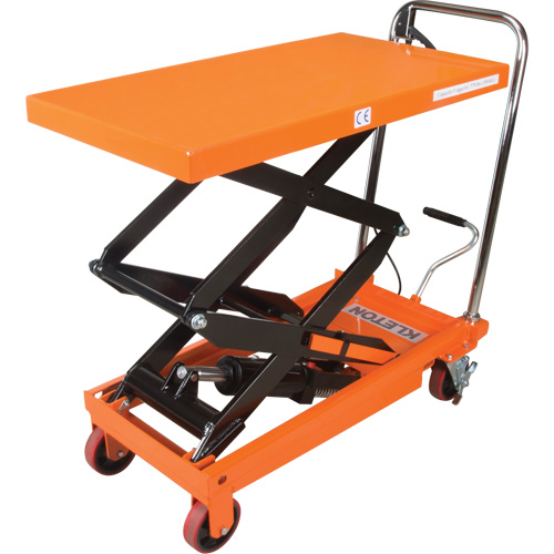 Hydraulic Scissor Lift Table, 35-3/4" L x 19-3/4" W, Steel, 770 lbs. Capacity Helyx Safety & Industrial Supplies