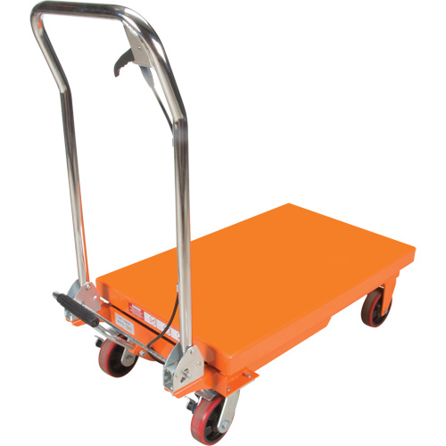 Table &eacute;l&eacute;vatrice &agrave; ciseaux hydraulique, 32" lo x 19-3/4" la, Acier, Capacit&eacute; 1100 lb Helyx Safety & Industrial Supplies