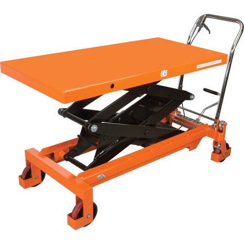 Hydraulic Scissor Lift Table, 48" L x 24" W, Steel, 1540 lbs. Capacity Helyx Safety & Industrial Supplies