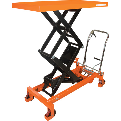 Hydraulic Scissor Lift Table, 48" L x 24" W, Steel, 1540 lbs. Capacity Helyx Safety & Industrial Supplies