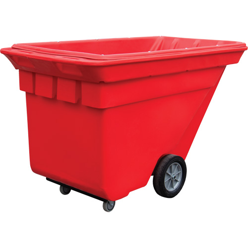 Chariot basculeur Techtruck, Poly&eacute;thyl&egrave;ne, 5/8 vg³, Capacit&eacute; de charge de 1000 lb Helyx Safety & Industrial Supplies