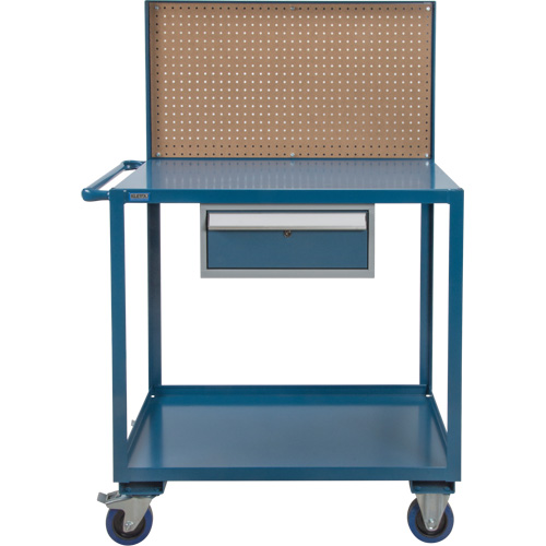 Chariot de service mobile, 2 Tiers, 24" la x 57" h x 40" p, Capacit&eacute; 1200 lb Helyx Safety & Industrial Supplies