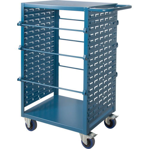 Mobile Wire Spool Cart, Steel, 6 Rod, 21" W x 48" H x 38" D, 1200 lbs. Capacity Helyx Safety & Industrial Supplies